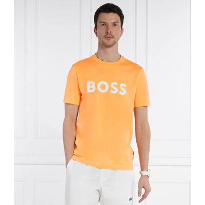 Boss BLACK T-shirt Tiburt 354 Regular Fit pomarańczowy L Boss BLACK T-shirt Tiburt 354 Regular Fit pomarańczowy L