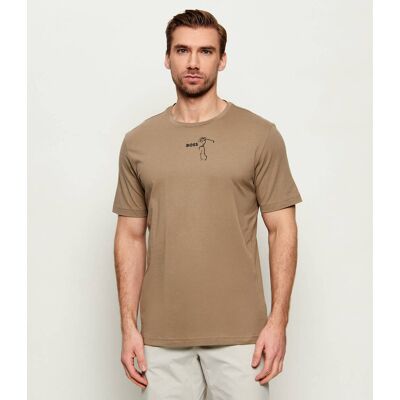 Boss GREEN T-shirt TS_GOC Birdie Relaxed fit beżowy L Boss GREEN T-shirt TS_GOC Birdie Relaxed fit beżowy L