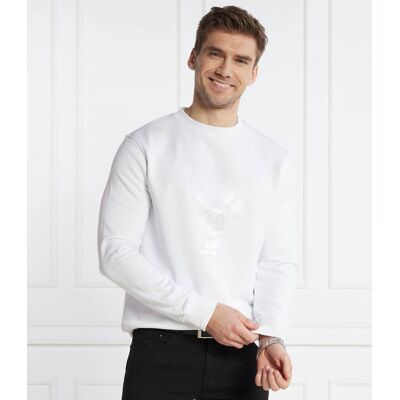 Karl Lagerfeld Bluza Regular Fit biały XXXL Karl Lagerfeld Bluza Regular Fit biały XXXL