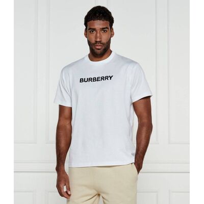 Burberry T-shirt HARRISTON Oversize fit biały L Burberry T-shirt HARRISTON Oversize fit biały L