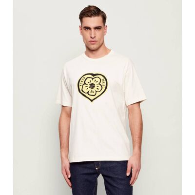Kenzo T-shirt BOKE HEART Classic fit ecru XXL Kenzo T-shirt BOKE HEART Classic fit ecru XXL