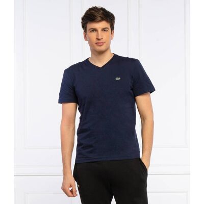 Lacoste T-shirt Regular Fit granatowy S Lacoste T-shirt Regular Fit granatowy S