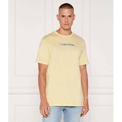 Calvin Klein Jeans T-shirt Regular Fit żółty S Calvin Klein Jeans T-shirt Regular Fit żółty S