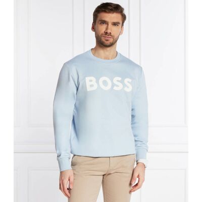 Boss BLACK Bluza Soleri 02 Regular Fit błękitny XL Boss BLACK Bluza Soleri 02 Regular Fit błękitny XL