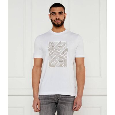 Boss BLACK T-shirt H-Taut 81 Regular Fit biały M Boss BLACK T-shirt H-Taut 81 Regular Fit biały M