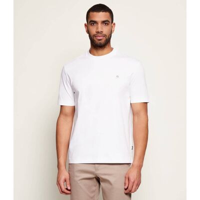 Boss BLACK T-shirt C-Taut 01 Regular Fit mercerised biały M Boss BLACK T-shirt C-Taut 01 Regular Fit mercerised biały M
