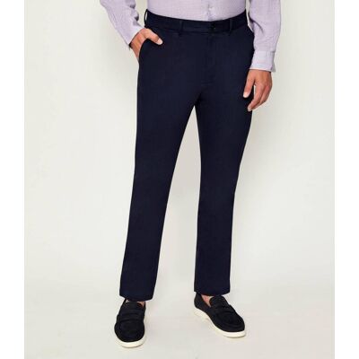 Calvin Klein Spodnie chino Slim Fit granatowy 38/34 Calvin Klein Spodnie chino Slim Fit granatowy 38/34