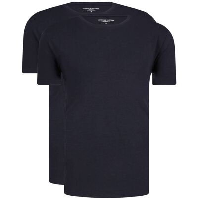 Tommy Hilfiger T-shirt 2-pack Regular Fit granatowy M Tommy Hilfiger T-shirt 2-pack Regular Fit granatowy M
