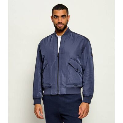 Boss ORANGE Kurtka bomber Onorve2 Regular Fit granatowy 46 Boss ORANGE Kurtka bomber Onorve2 Regular Fit granatowy 46