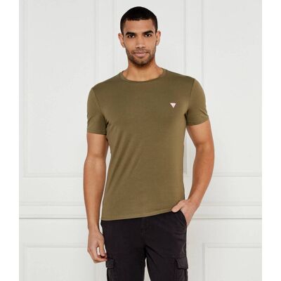 Guess T-shirt Extra slim fit zielony XXL Guess T-shirt Extra slim fit zielony XXL