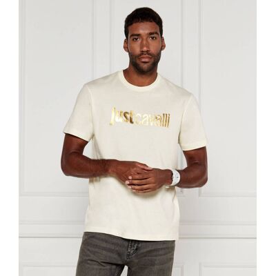 Just Cavalli T-shirt Regular Fit ecru XL Just Cavalli T-shirt Regular Fit ecru XL