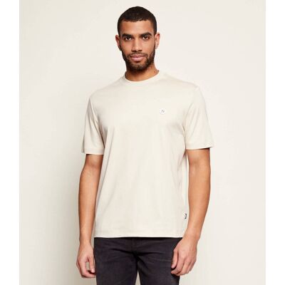 Boss BLACK T-shirt C-Taut 01 Regular Fit mercerised beżowy S Boss BLACK T-shirt C-Taut 01 Regular Fit mercerised beżowy S