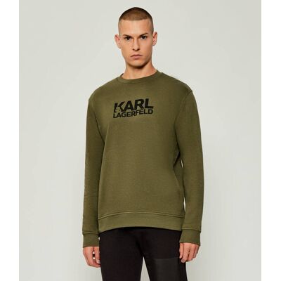 Karl Lagerfeld Bluza Regular Fit oliwkowy S Karl Lagerfeld Bluza Regular Fit oliwkowy S