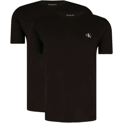 Calvin Klein Jeans T-shirt 2-pack Regular Fit czarny M Calvin Klein Jeans T-shirt 2-pack Regular Fit czarny M