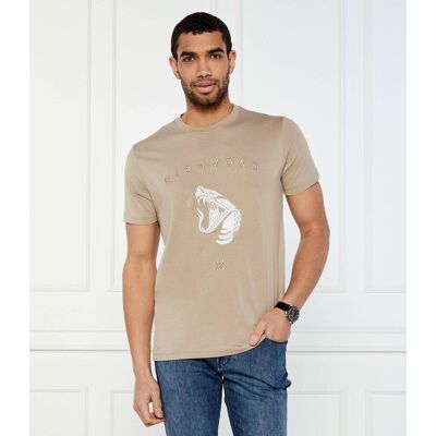 Richmond X T-shirt NEUMAN Regular Fit beżowy S Richmond X T-shirt NEUMAN Regular Fit beżowy S
