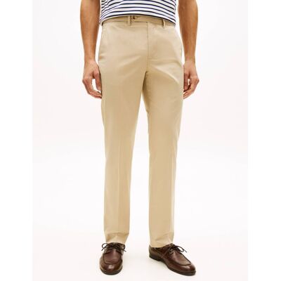 Tommy Hilfiger Spodnie chino Denton Slim Fit beżowy 31/32 Tommy Hilfiger Spodnie chino Denton Slim Fit beżowy 31/32