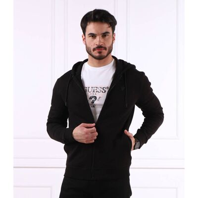 Guess ACTIVE Bluza ALDWIN Regular Fit czarny XXL Guess ACTIVE Bluza ALDWIN Regular Fit czarny XXL