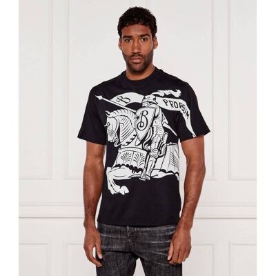 Burberry T-shirt EKD Regular Fit czarny M Burberry T-shirt EKD Regular Fit czarny M