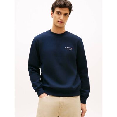 Tommy Hilfiger Bluza BRAND LOVE Regular Fit granatowy L Tommy Hilfiger Bluza BRAND LOVE Regular Fit granatowy L