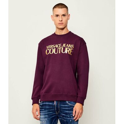 Versace Jeans Couture Bluza Regular Fit bordowy XL Versace Jeans Couture Bluza Regular Fit bordowy XL