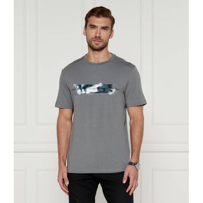 Boss GREEN T-shirt Regular Fit stretch szary XXL Boss GREEN T-shirt Regular Fit stretch szary XXL