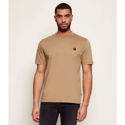 Boss BLACK T-shirt C-Taut 01 Regular Fit mercerised beżowy L Boss BLACK T-shirt C-Taut 01 Regular Fit mercerised beżowy L