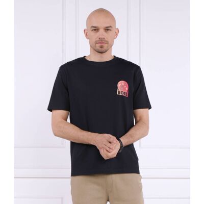 Boss ORANGE T-shirt TeeUniverse Relaxed fit granatowy M Boss ORANGE T-shirt TeeUniverse Relaxed fit granatowy M