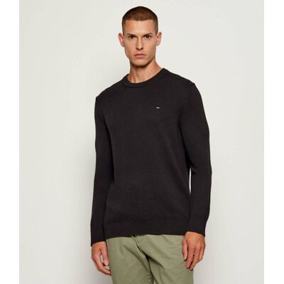 Tommy Jeans Sweter Slim Fit czarny M Tommy Jeans Sweter Slim Fit czarny M