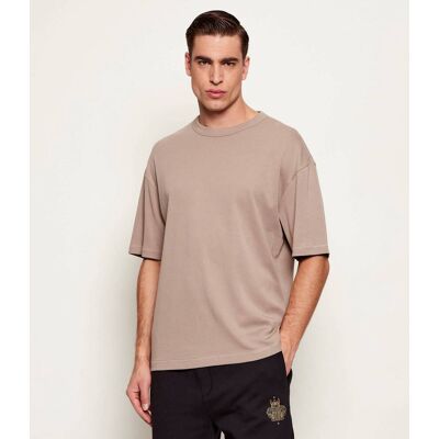 Joop! Jeans T-shirt Ciarlan Oversize fit beżowy XL Joop! Jeans T-shirt Ciarlan Oversize fit beżowy XL