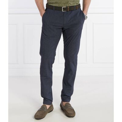 Joop! Jeans Spodnie chino Maxton Regular Fit z dodatkiem lnu granatowy 33/34 Joop! Jeans Spodnie chino Maxton Regular Fit z dodatkiem lnu granatowy 33/34
