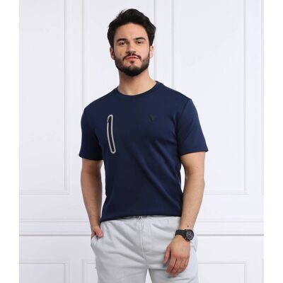 Guess ACTIVE T-shirt ZEKE Regular Fit granatowy L Guess ACTIVE T-shirt ZEKE Regular Fit granatowy L