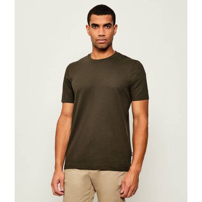 Boss BLACK T-shirt Tiburt Regular Fit oliwkowy XXXL Boss BLACK T-shirt Tiburt Regular Fit oliwkowy XXXL