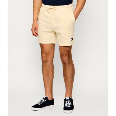 Tommy Jeans Szorty Regular Fit kremowy S Tommy Jeans Szorty Regular Fit kremowy S