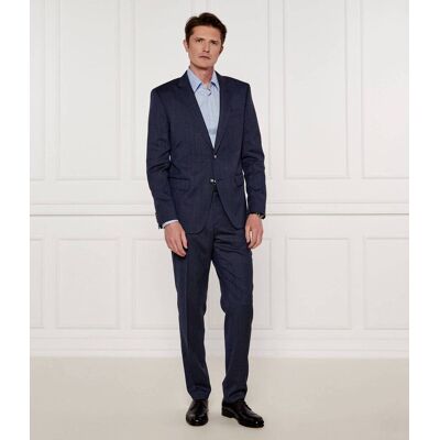Boss BLACK Garnitur H-Huge-2Pcs-224 Slim Fit z dodatkiem wełny granatowy 48 Boss BLACK Garnitur H-Huge-2Pcs-224 Slim Fit z dodatkiem wełny granatowy 48