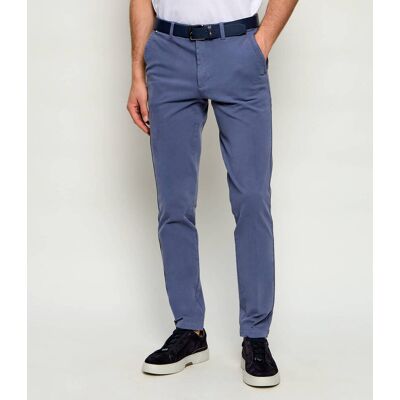 Boss BLACK Spodnie chino H-Kaiton1 Slim Fit niebieski 31/32 Boss BLACK Spodnie chino H-Kaiton1 Slim Fit niebieski 31/32