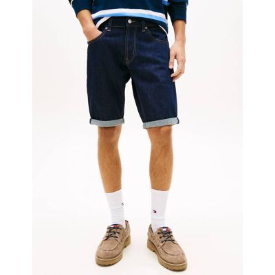 Tommy Jeans Jeansowe szorty Ronnie Regular Fit granatowy 34 Tommy Jeans Jeansowe szorty Ronnie Regular Fit granatowy 34