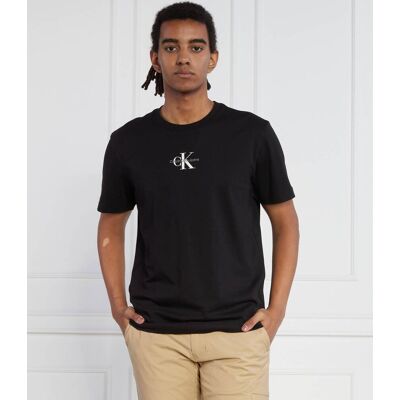 Calvin Klein Jeans T-shirt Regular Fit czarny L Calvin Klein Jeans T-shirt Regular Fit czarny L