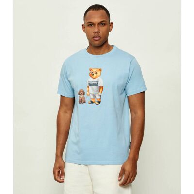 Baron Filou T-shirt Regular Fit błękitny XL Baron Filou T-shirt Regular Fit błękitny XL