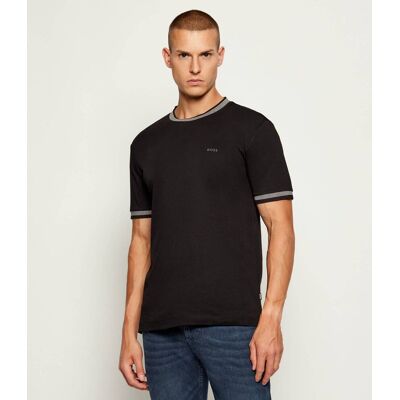 Boss BLACK T-shirt H-Tessler 200 Slim Fit mercerised czarny XL Boss BLACK T-shirt H-Tessler 200 Slim Fit mercerised czarny XL
