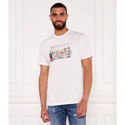 Guess T-shirt CACTUS GARDEN Regular Fit biały XXL Guess T-shirt CACTUS GARDEN Regular Fit biały XXL