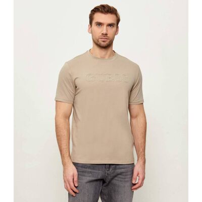 Guess ACTIVE T-shirt Alphy Regular Fit stretch beżowy M Guess ACTIVE T-shirt Alphy Regular Fit stretch beżowy M