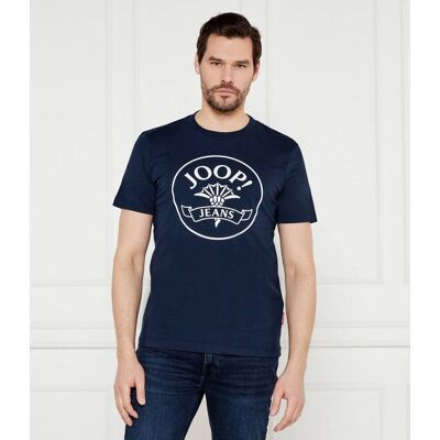 Joop! Jeans T-shirt Regular Fit granatowy L Joop! Jeans T-shirt Regular Fit granatowy L