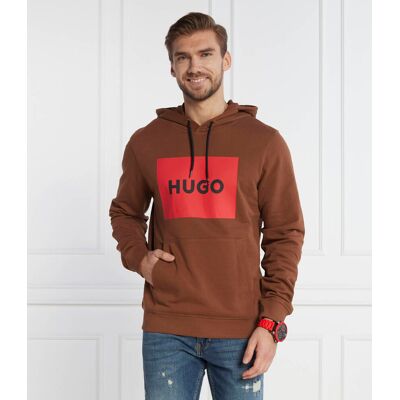 HUGO Bluza Duratschi223 Regular Fit brązowy M HUGO Bluza Duratschi223 Regular Fit brązowy M
