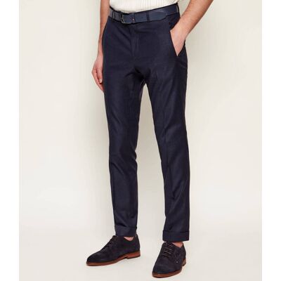 Boss BLACK Spodnie C-Genius-HW-262 Slim Fit z dodatkiem wełny granatowy 50 Boss BLACK Spodnie C-Genius-HW-262 Slim Fit z dodatkiem wełny granatowy 50