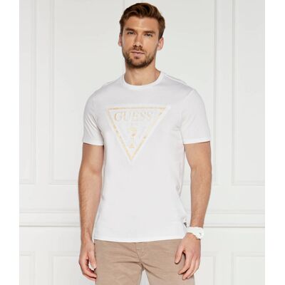 Guess T-shirt Slim Fit biały XL Guess T-shirt Slim Fit biały XL