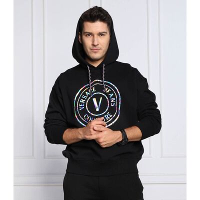 Versace Jeans Couture Bluza Regular Fit czarny S Versace Jeans Couture Bluza Regular Fit czarny S
