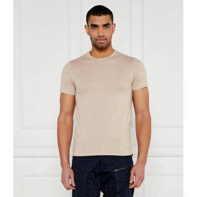 Guess T-shirt Slim Fit beżowy XXL Guess T-shirt Slim Fit beżowy XXL