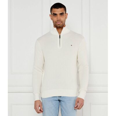 Tommy Hilfiger Sweter Regular Fit ecru XL Tommy Hilfiger Sweter Regular Fit ecru XL