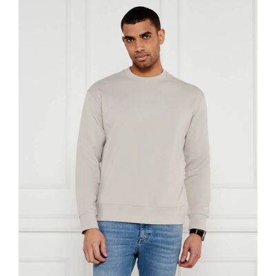 Calvin Klein Bluza TECH INTERLOCK Loose fit beżowy XXL Calvin Klein Bluza TECH INTERLOCK Loose fit beżowy XXL