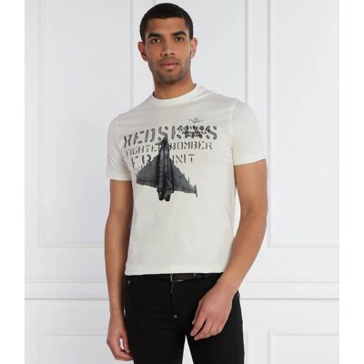 Aeronautica Militare T-shirt Regular Fit biały XXL Aeronautica Militare T-shirt Regular Fit biały XXL